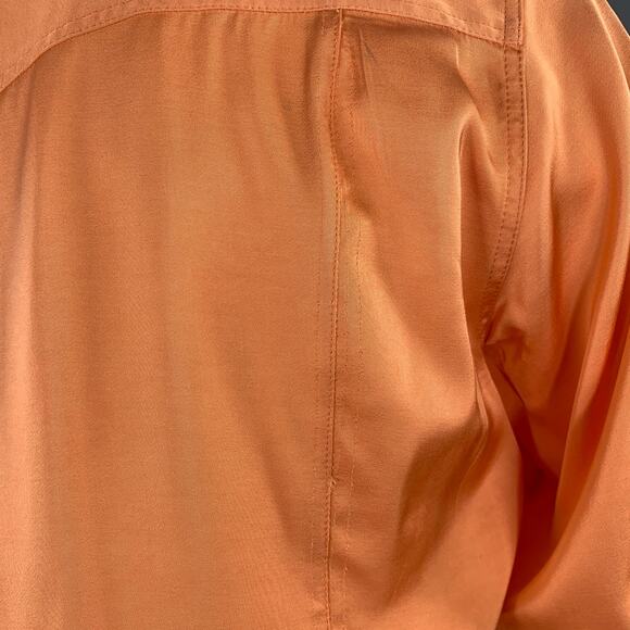 DRIES VAN NOTEN Size 36 Orange Western Long Sleeve Shirt - Picture 5 of 9